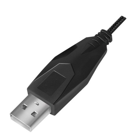 Optyczna mysz gamingowa 2400 dpi, Czarna Optyczna mysz gamingowa 2400 dpi, Czarna