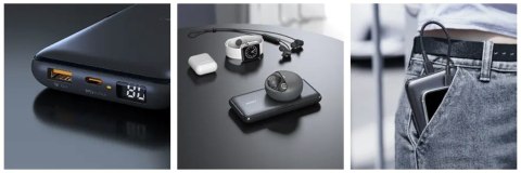 PB-WL03 Power Bank 20000 mAh bezprzewodowe ładowanie Qi LED Power Delivery 3.0 Quick Charge 3.0 22.5W PB-WL03 Power Bank 20000 mAh bezprzewodowe ładowanie Qi LED Power Delivery 3.0 Quick Charge 3.0 22.5W
