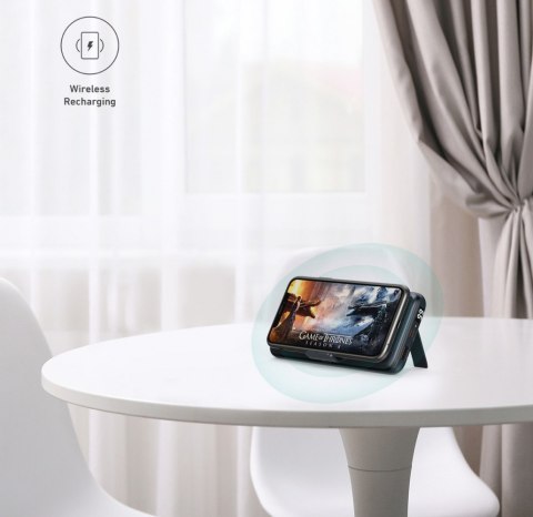 PB-WL03 Power Bank 20000 mAh bezprzewodowe ładowanie Qi LED Power Delivery 3.0 Quick Charge 3.0 22.5W PB-WL03 Power Bank 20000 mAh bezprzewodowe ładowanie Qi LED Power Delivery 3.0 Quick Charge 3.0 22.5W