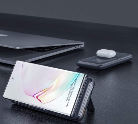 PB-WL03 Power Bank 20000 mAh bezprzewodowe ładowanie Qi LED Power Delivery 3.0 Quick Charge 3.0 22.5W PB-WL03 Power Bank 20000 mAh bezprzewodowe ładowanie Qi LED Power Delivery 3.0 Quick Charge 3.0 22.5W