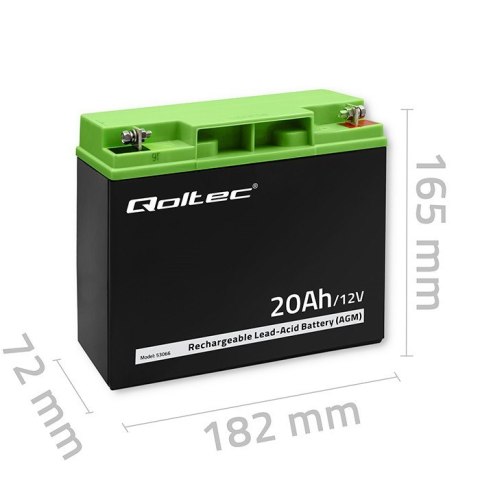 Akumulator AGM | 12V | 20Ah | max. 300A Akumulator AGM | 12V | 20Ah | max. 300A
