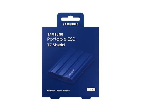 Dysk SSD T7 Shield 1TB USB 3.2, niebieski Dysk SSD T7 Shield 1TB USB 3.2, niebieski