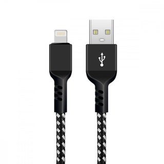 Kabel lightning fast charge 2.4A MCE481 Czarny