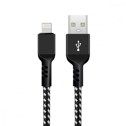 Kabel lightning fast charge 2.4A MCE481 Czarny