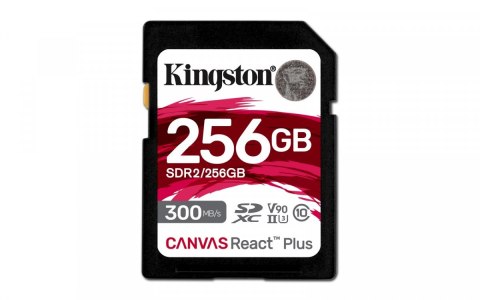Karta pamięci SD 256GB Canvas React Plus 300/260 UHS-II U3 Karta pamięci SD 256GB Canvas React Plus 300/260 UHS-II U3