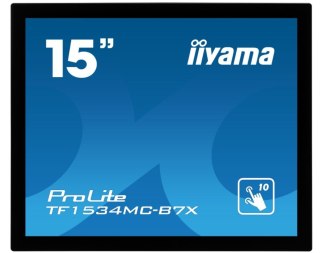 Monitor 15 cali TF1534MC-B7X TN,10 punktów dotykowych, HDMI, DP, 4:3, P65, 7H, USB