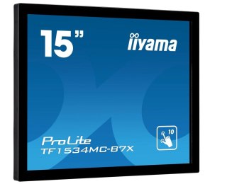 Monitor 15 cali TF1534MC-B7X TN,10 punktów dotykowych, HDMI, DP, 4:3, P65, 7H, USB