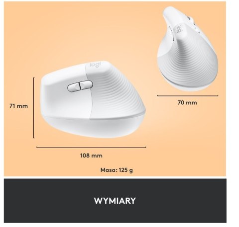 Mysz Lift Biała 910-006475