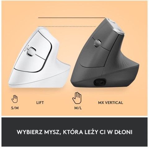 Mysz Lift Biała 910-006475