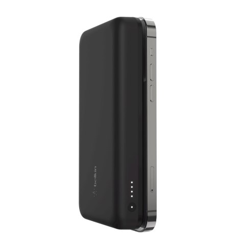 PowerBank 10 000 mAh 10W magnetyczny, bezprzewodowy + 18W PD, czarny PowerBank 10 000 mAh 10W magnetyczny, bezprzewodowy + 18W PD, czarny