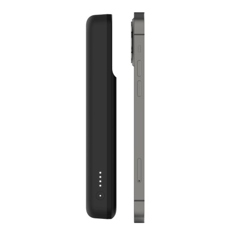 PowerBank 10 000 mAh 10W magnetyczny, bezprzewodowy + 18W PD, czarny PowerBank 10 000 mAh 10W magnetyczny, bezprzewodowy + 18W PD, czarny
