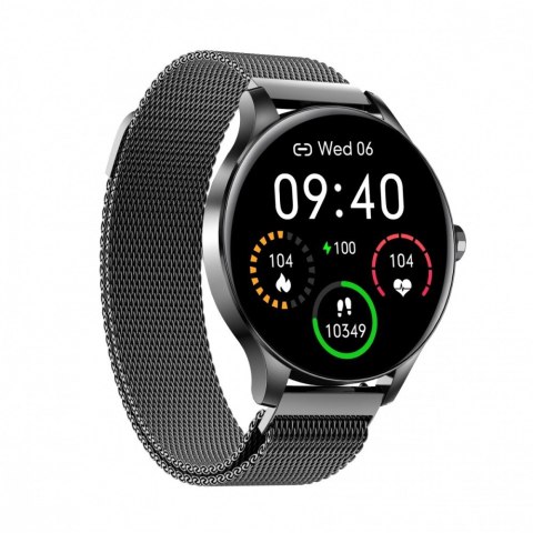Smartwatch Classy czarny stalowy Smartwatch Classy czarny stalowy
