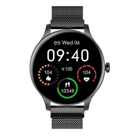 Smartwatch Classy czarny stalowy Smartwatch Classy czarny stalowy