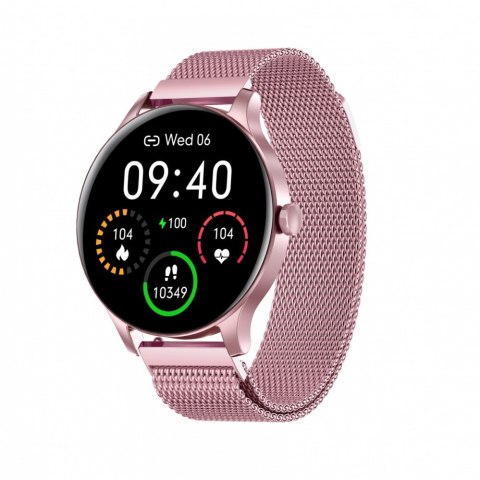 Smartwatch Classy różówy stalowy Smartwatch Classy różówy stalowy