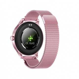 Smartwatch Classy różówy stalowy