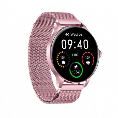 Smartwatch Classy różówy stalowy Smartwatch Classy różówy stalowy