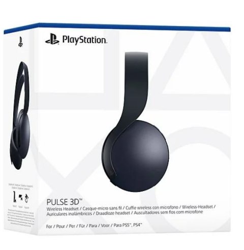 Zestaw słuchawkowy bezprzewodowy PS5 PULSE czarny 3D Zestaw słuchawkowy bezprzewodowy PS5 PULSE czarny 3D