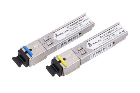 Moduły SFP 1.25G SFP WDM 1310/1550nm 3km SC Moduły SFP 1.25G SFP WDM 1310/1550nm 3km SC