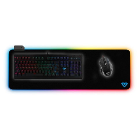 Duża mata gamingowa z kolorowym podświetleniem RGB GAMING MAT MT262 Duża mata gamingowa z kolorowym podświetleniem RGB GAMING MAT MT262