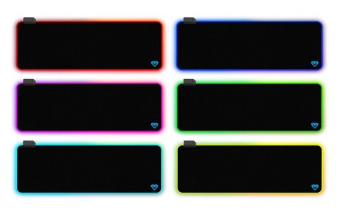 Duża mata gamingowa z kolorowym podświetleniem RGB GAMING MAT MT262 Duża mata gamingowa z kolorowym podświetleniem RGB GAMING MAT MT262