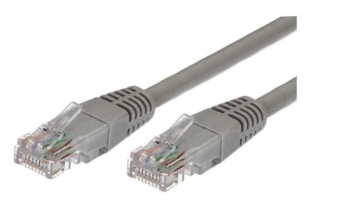 Kabel Patchcord miedziany kat.6 RJ45 UTP 3m. szary - paczka 10 sztuk Kabel Patchcord miedziany kat.6 RJ45 UTP 3m. szary - paczka 10 sztuk