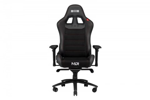 Krzesło NLR ProGaming Czarna skóra i zamsz Krzesło NLR ProGaming Czarna skóra i zamsz