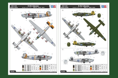 Model plastikowy US B-24J Liberator Model plastikowy US B-24J Liberator