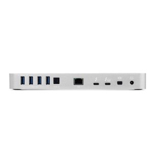 Stacja dokująca Thunderbolt 3 Dock (14 portów, kabel, Mac+Windows) Srebrna