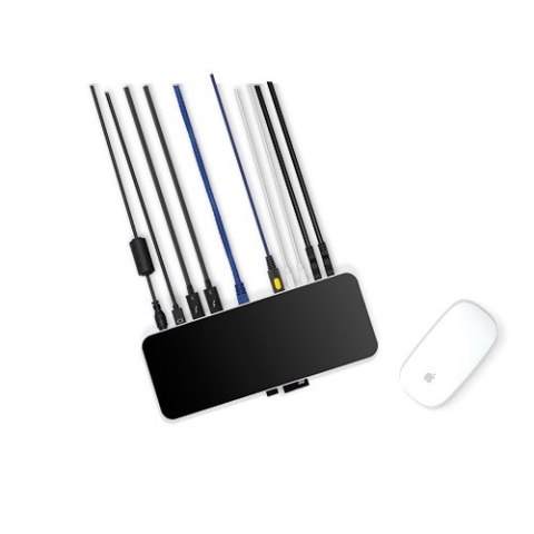 Stacja dokująca Thunderbolt 3 Dock (14 portów, kabel, Mac+Windows) Srebrna Stacja dokująca Thunderbolt 3 Dock (14 portów, kabel, Mac+Windows) Srebrna