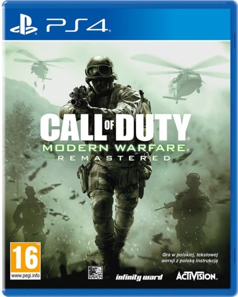 Gra PlayStation 4 Call of Duty Modern Warfare Remastered Gra PlayStation 4 Call of Duty Modern Warfare Remastered