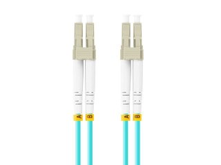 Patchcord światłowodowy Mm Lc/Upc-Lc/Upc Duplex 3.0mm 3m Aqua