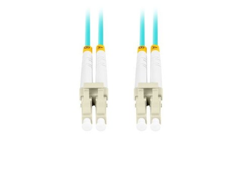 Patchcord światłowodowy Mm Lc/Upc-Lc/Upc Duplex 3.0mm 3m Aqua