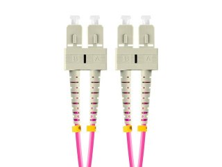 Patchcord światłowodowy Mm Sc/Upc-Sc/Upc Duplex 3.0mm 2m fioletowy