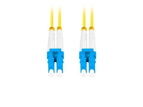 Patchcord światłowodowy Sm Lc/Upc-Lc/Upc Duplex 3.0Mm 1M żółty Patchcord światłowodowy Sm Lc/Upc-Lc/Upc Duplex 3.0Mm 1M żółty