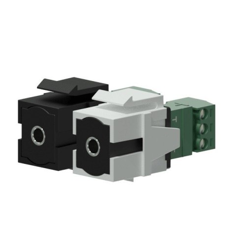 Adapter Keystone Żeński 3,5 mm - 3-torowa kostka elektryczna - 3-torowa kostka elektryczna - VCK315/B Adapter Keystone Żeński 3,5 mm - 3-torowa kostka elektryczna - 3-torowa kostka elektryczna - VCK315/B