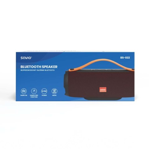 Głośnik bezprzewodowy Bluetooth BS-023, czarny Głośnik bezprzewodowy Bluetooth BS-023, czarny