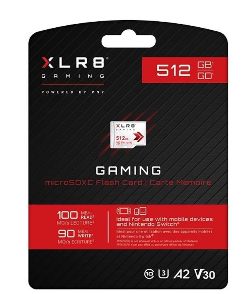 Karta pamięci microSDXC 512GB P-SDU512V32100XR-GE Karta pamięci microSDXC 512GB P-SDU512V32100XR-GE