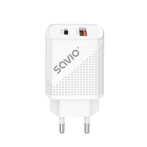 Ładowarka sieciowa USB Quick Charge, Power Delivery 3.0, 18W, LA-04 Ładowarka sieciowa USB Quick Charge, Power Delivery 3.0, 18W, LA-04