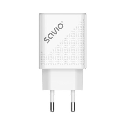 Ładowarka sieciowa USB Quick Charge, Power Delivery 3.0, 18W, LA-04 Ładowarka sieciowa USB Quick Charge, Power Delivery 3.0, 18W, LA-04