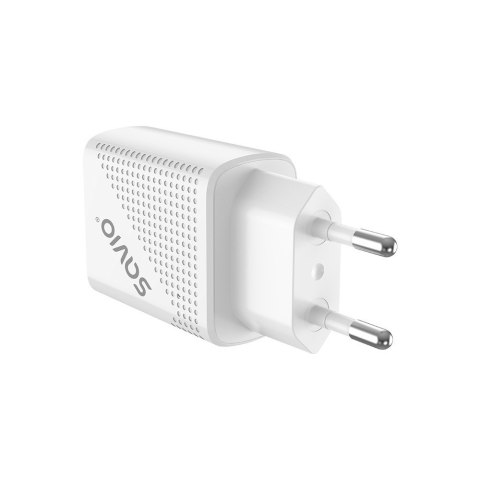 Ładowarka sieciowa USB Quick Charge, Power Delivery 3.0, 18W, LA-04 Ładowarka sieciowa USB Quick Charge, Power Delivery 3.0, 18W, LA-04