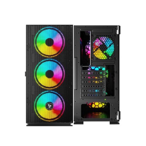 Obudowa komputerowa, ARGB Mesh/Glass, Raptor X1 Obudowa komputerowa, ARGB Mesh/Glass, Raptor X1