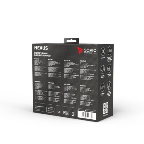 Słuchawki Gamingowe z mikrofonem Nexus Słuchawki Gamingowe z mikrofonem Nexus