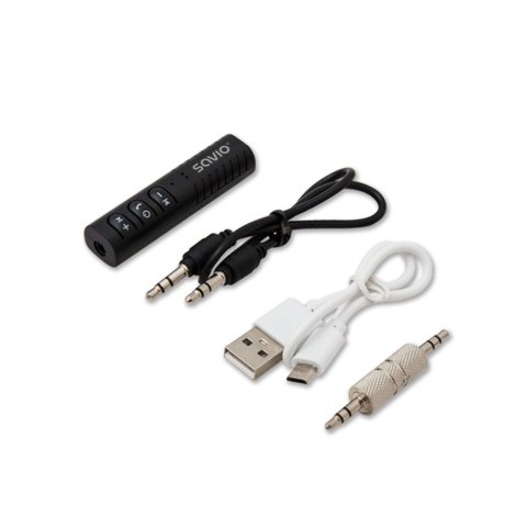 Transmiter/Odbiornik audio Jack 3,5mm, czarny, TR-11/B Transmiter/Odbiornik audio Jack 3,5mm, czarny, TR-11/B