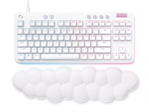Klawiatura G713 Gaming Keyboard Tactile US Off-Biała