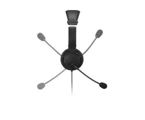 Słuchawki z mikrofonem 3.5mm jack z regulacją głośności Słuchawki z mikrofonem 3.5mm jack z regulacją głośności