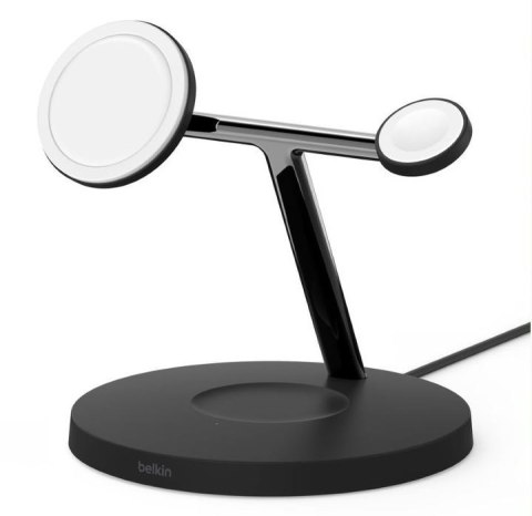 Bezprzewodowa podstawka ładująca BOOST CHARGE PRO 3w1 MagSafe czarna Bezprzewodowa podstawka ładująca BOOST CHARGE PRO 3w1 MagSafe czarna