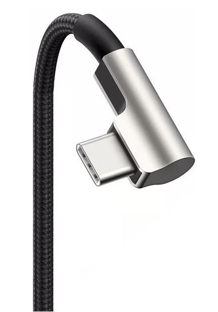 CB-CMD37 OEM kabel USB-C - USB-C 1m 60W PD 3A 20V nylonowy oplot czarny CB-CMD37 OEM kabel USB-C - USB-C 1m 60W PD 3A 20V nylonowy oplot czarny