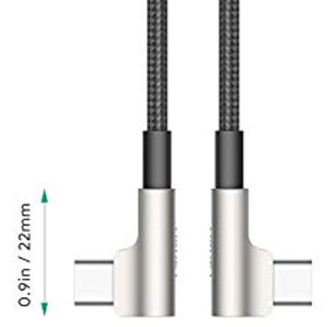 CB-CMD37 OEM kabel USB-C - USB-C 1m 60W PD 3A 20V nylonowy oplot czarny CB-CMD37 OEM kabel USB-C - USB-C 1m 60W PD 3A 20V nylonowy oplot czarny