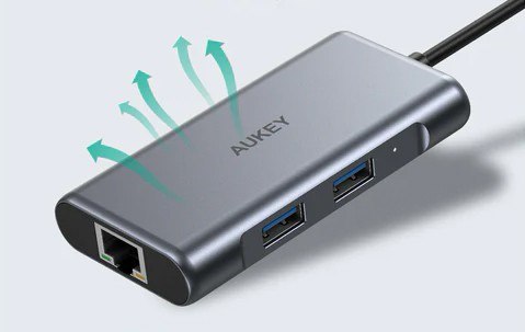 CB-C75 aluminiowy Hub USB-C | 6w1 | RJ45 Ethernet 10/100/1000Mbps | 3xUSB 3.1 | HDMI 4k@30Hz | USB-C Power Delivery 100W CB-C75 aluminiowy Hub USB-C | 6w1 | RJ45 Ethernet 10/100/1000Mbps | 3xUSB 3.1 | HDMI 4k@30Hz | USB-C Power Delivery 100W