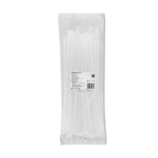 Opaski zaciskowe wielorazowe/trytytki | 7.2*300mm | Nylon UV | Białe